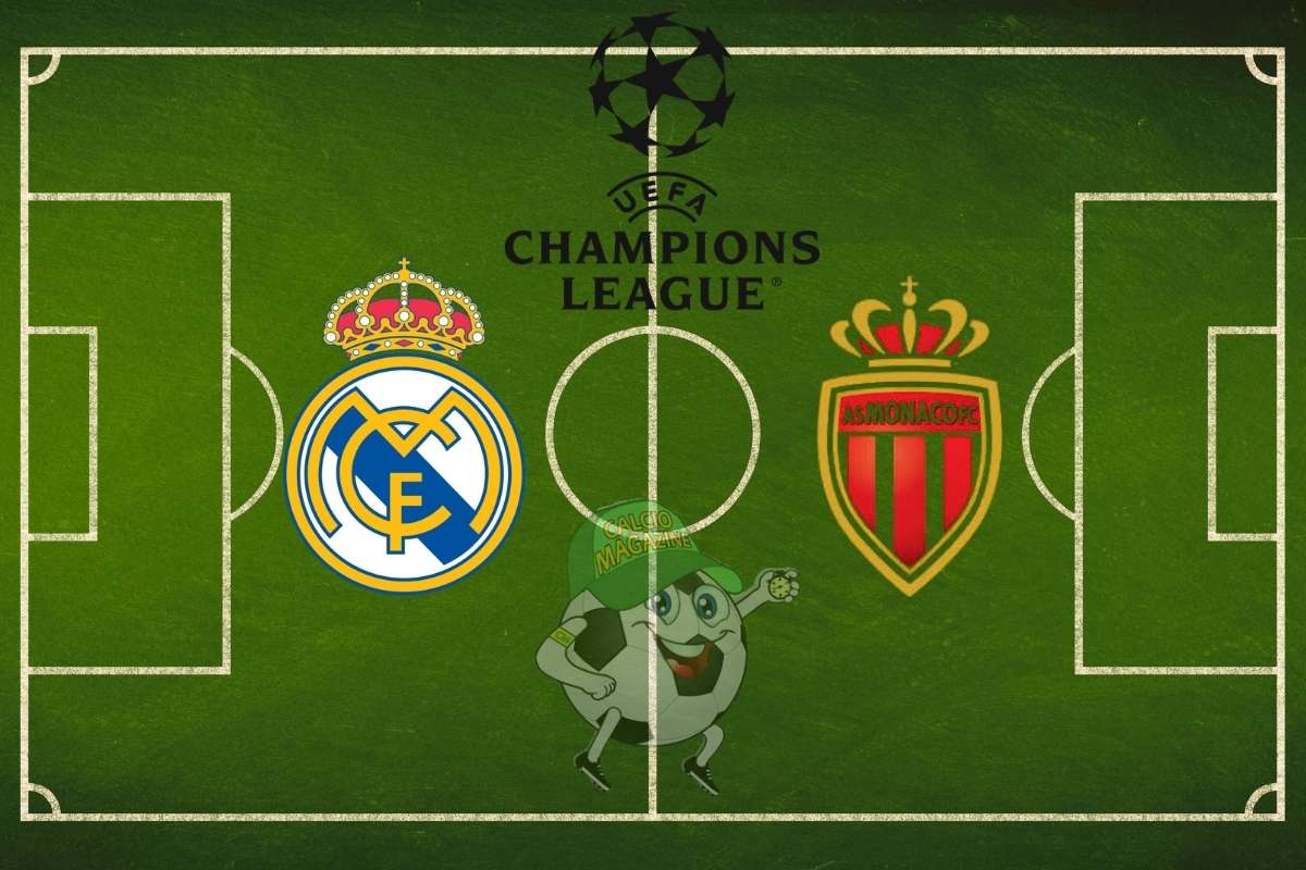 Real Madrid Monaco cronaca diretta live risultato in tempo reale