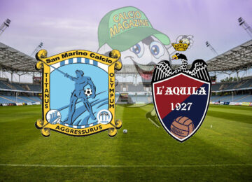 San Marino Calcio L'Aquila cronaca diretta live risultato in tempo reale