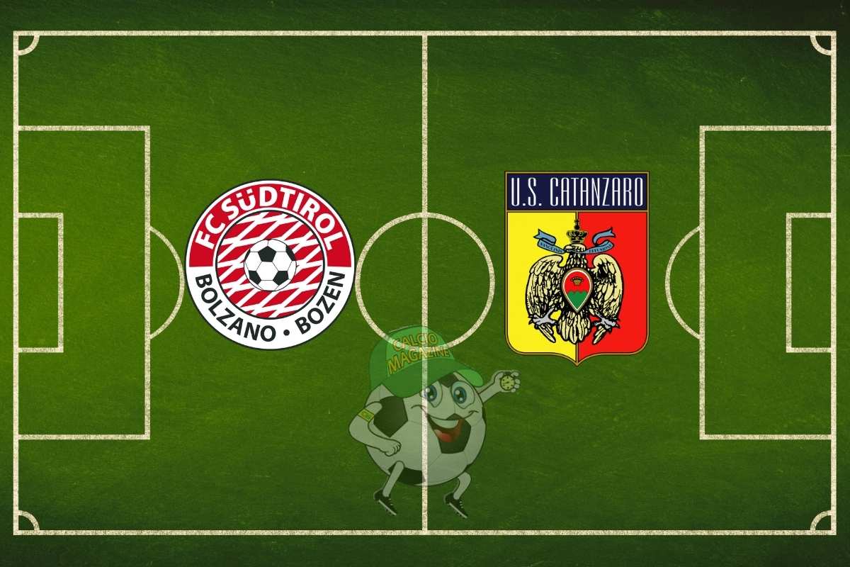 Sudtirol Catanzaro cronaca diretta live risultato in tempo reale