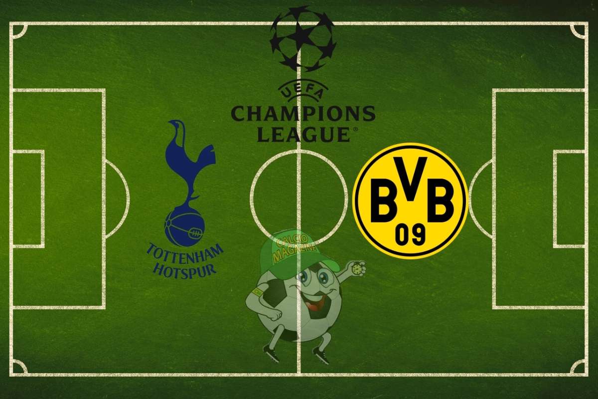 Tottenham Dortmund cronaca diretta live risultato in tempo reale
