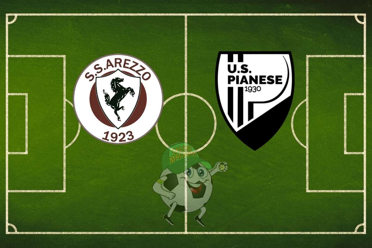 Arezzo Pianese cronaca diretta live risultato in tempo reale