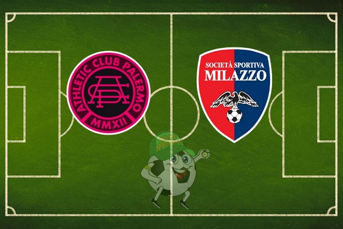 Athletic Palermo Milazzo cronaca diretta live risultato in tempo reale