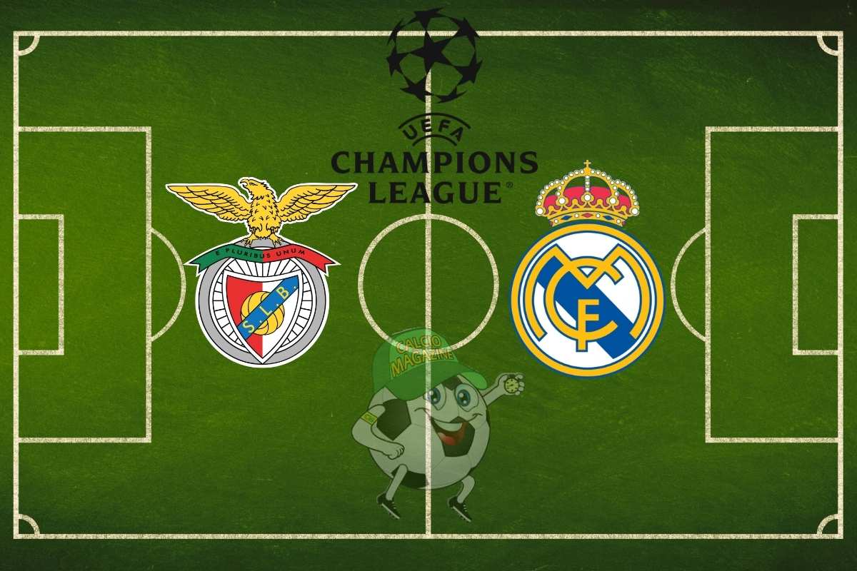 Benifica Real Madrid cronaca diretta live risultato in tempo reale