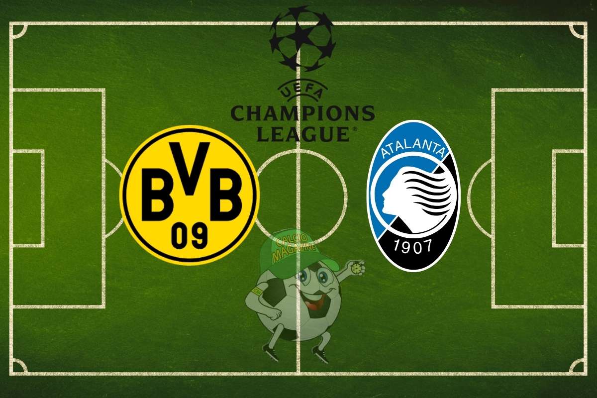 Borussia Dortmund Atalanta cronaca diretta live risultato in tempo reale
