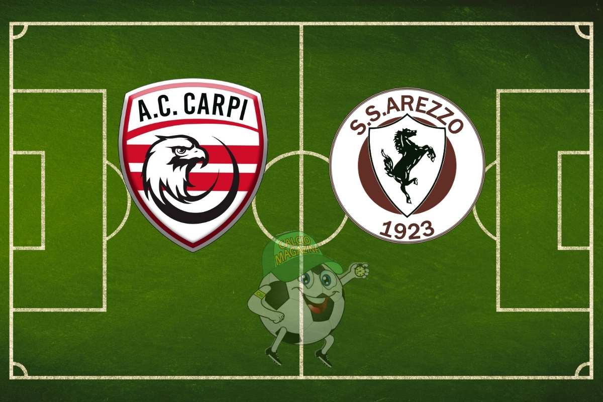Carpi Arezzo cronaca diretta live risultato in tempo reale