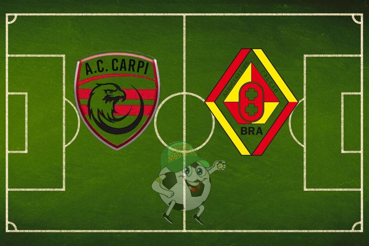 Carpi Bra cronaca diretta live risultato in tempo reale