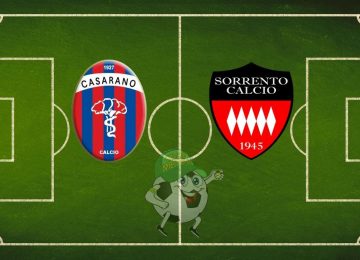 Casarano Sorrento cronaca diretta live risultato in tempo reale