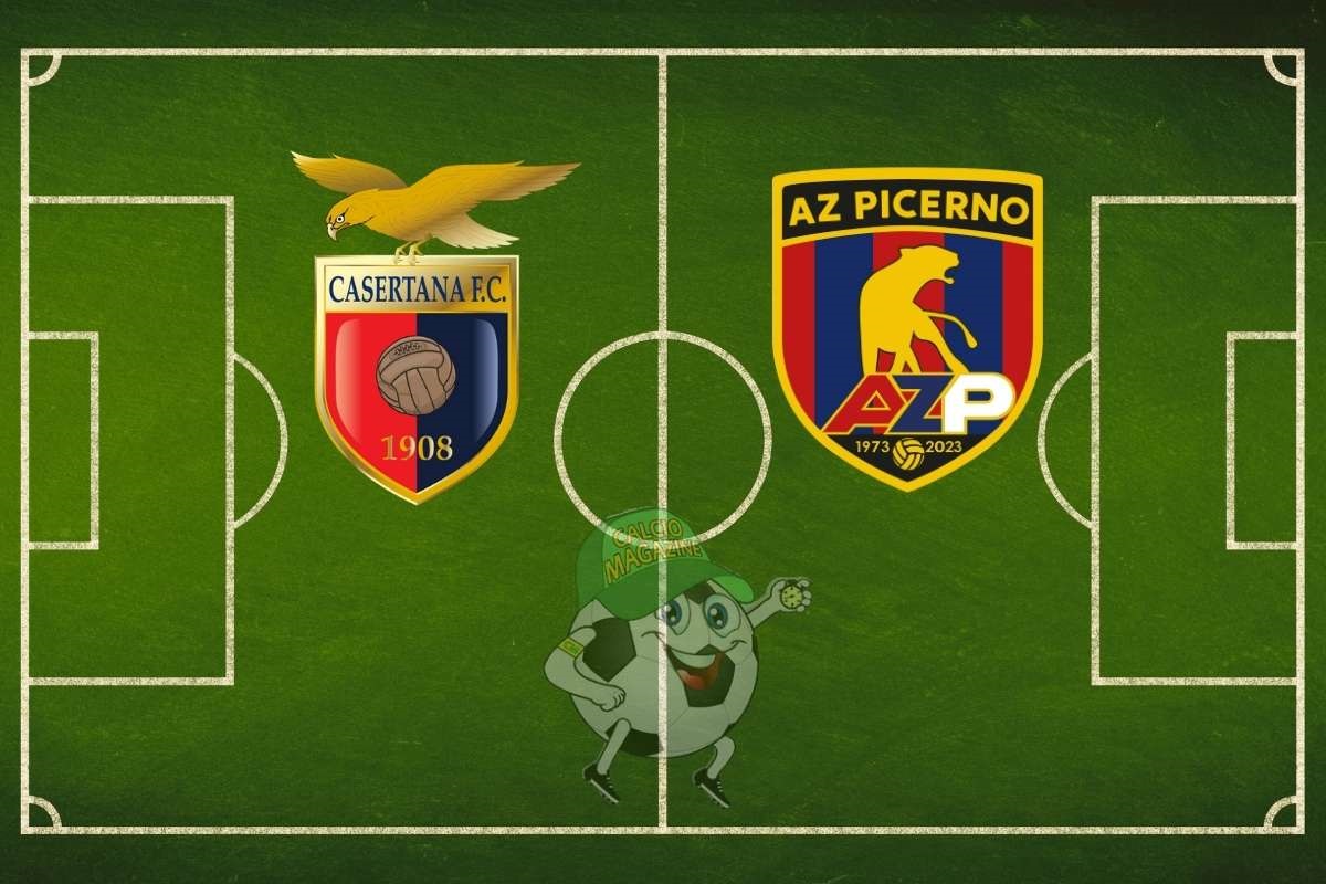 Casertana Picerno cronaca diretta live risultato in tempo reale