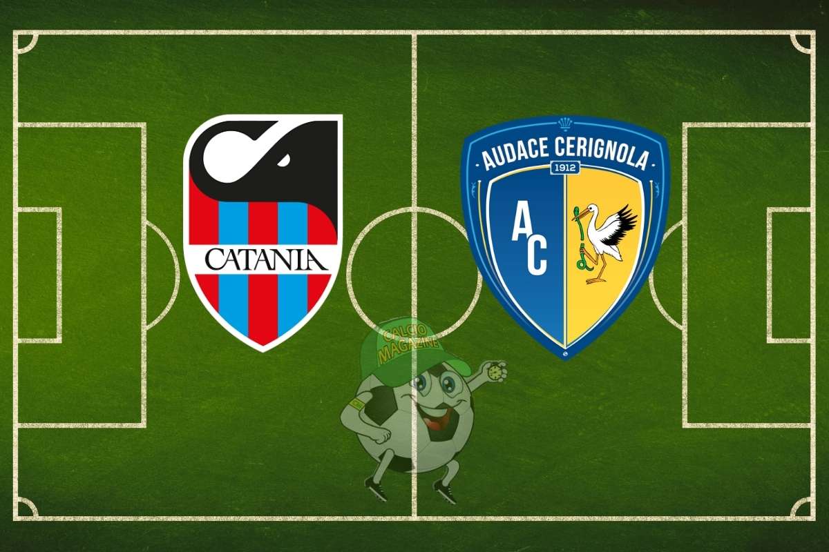 Catania Audace Cerignola cronaca diretta live risultato in tempo reale
