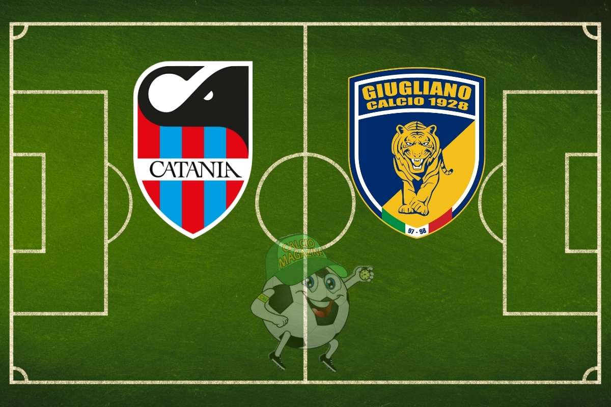Catania Giugliano cronaca diretta live risultato in tempo reale