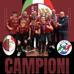 Blue and Gold Dynamic Football Champions Instagram Post - 1