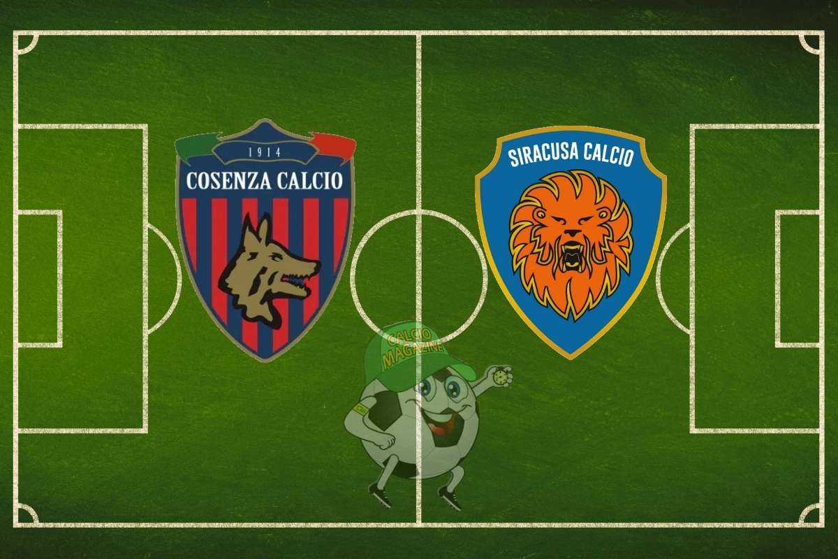 Cosenza Siracusa cronaca diretta live risultato in tempo reale