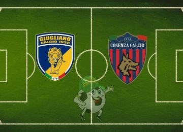 Giugliano Cosenza cronaca diretta live risultato in tempo reale