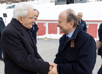 Mattarella a Cortina