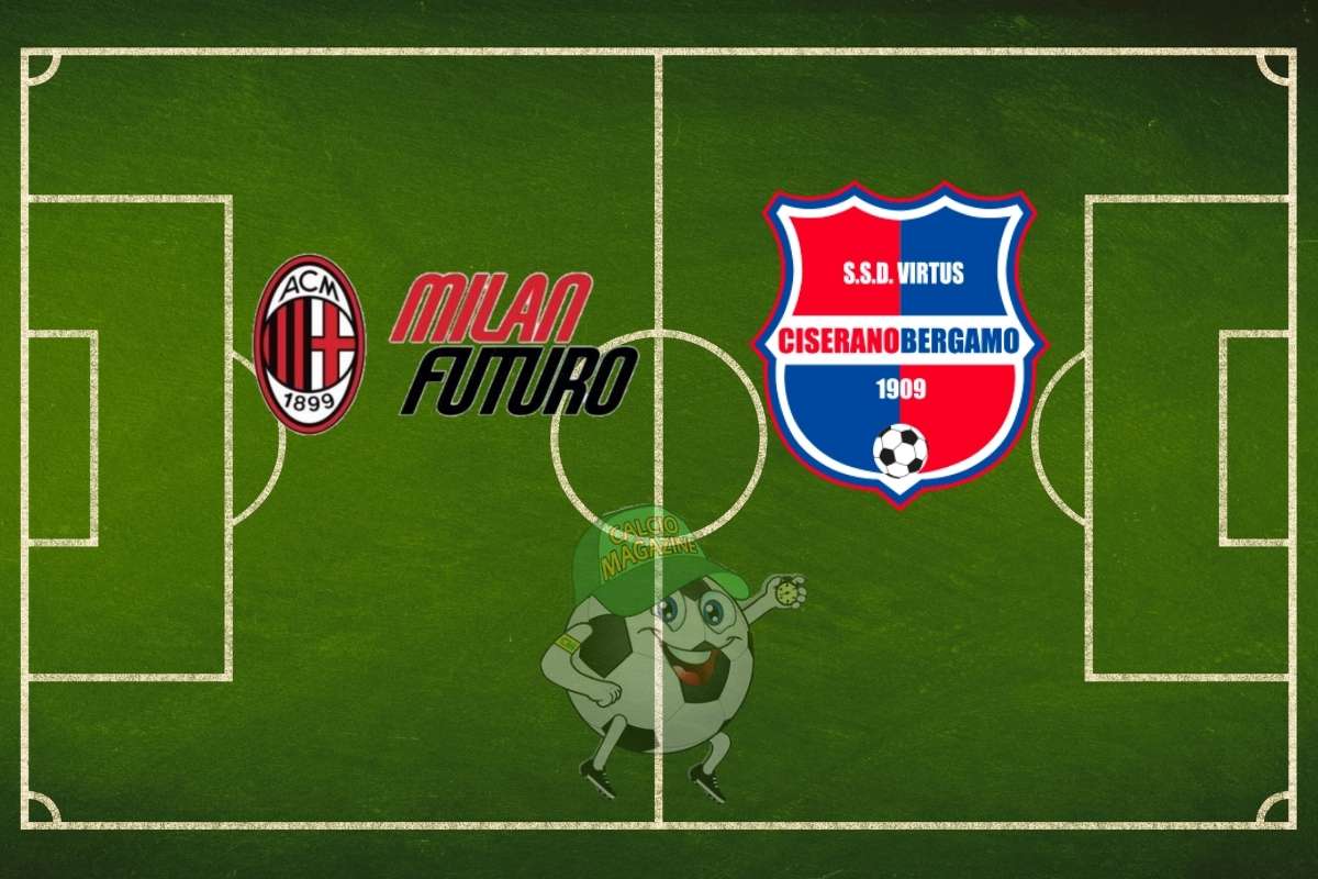 Milan Futuro Ciserano-Bergamo cronaca diretta live risultato in tempo reale
