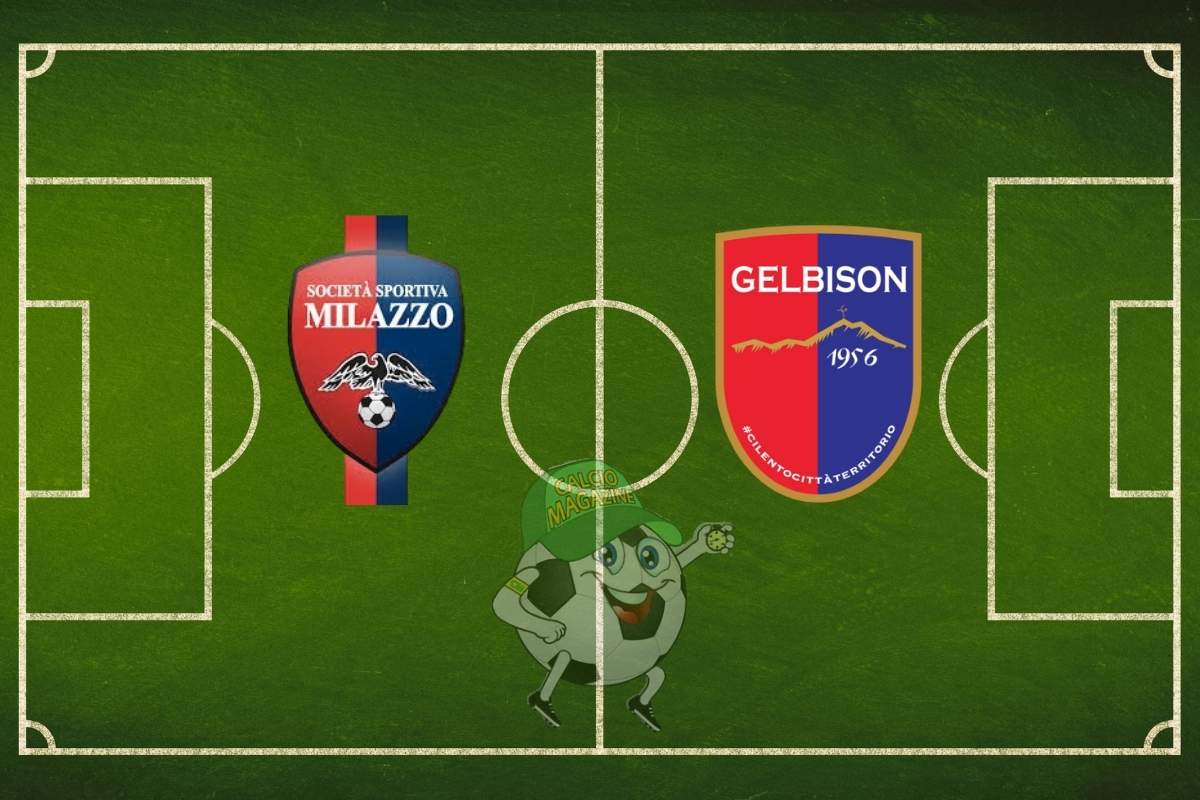 Milazzo Gelbison cronaca diretta live risultato in tempo reale