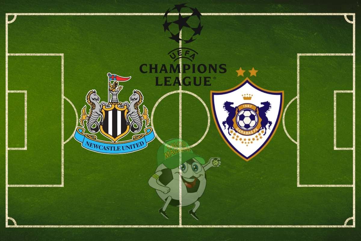 Newcastle Qarabag cronaca diretta live risultato in tempo reale