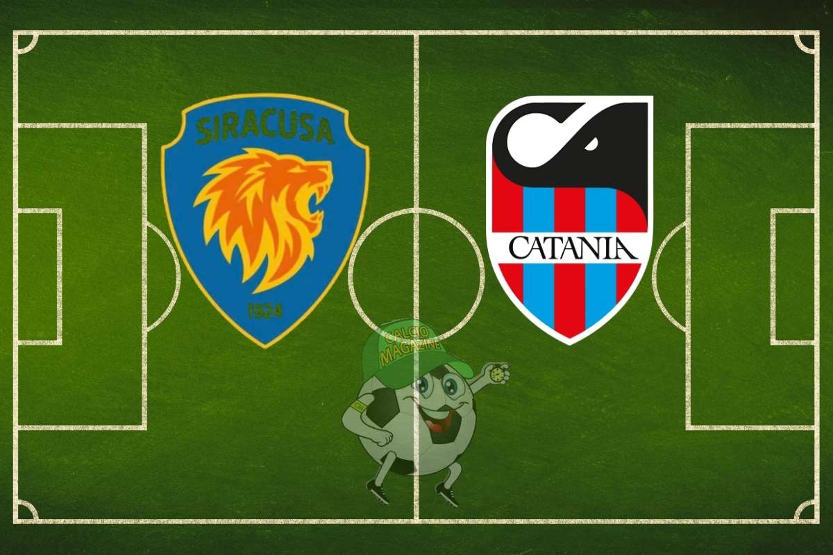 Siracusa Catania cronaca diretta live risultato in tempo reale