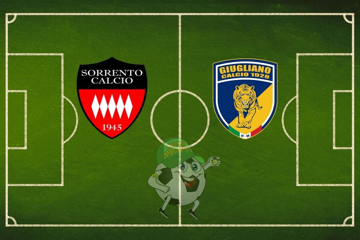 Sorrento Giugliano cronaca diretta live risultato in tempo reale