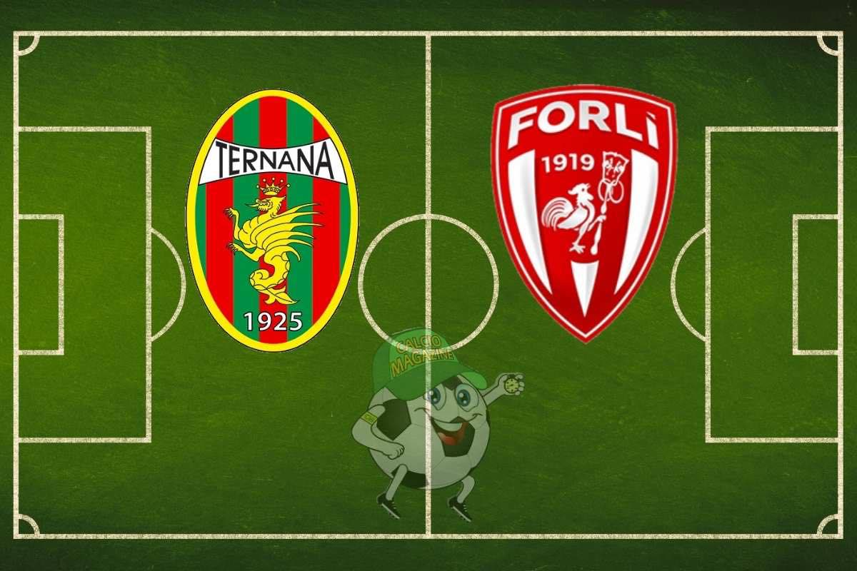 Ternana Forlì cronaca diretta live risultato in tempo reale
