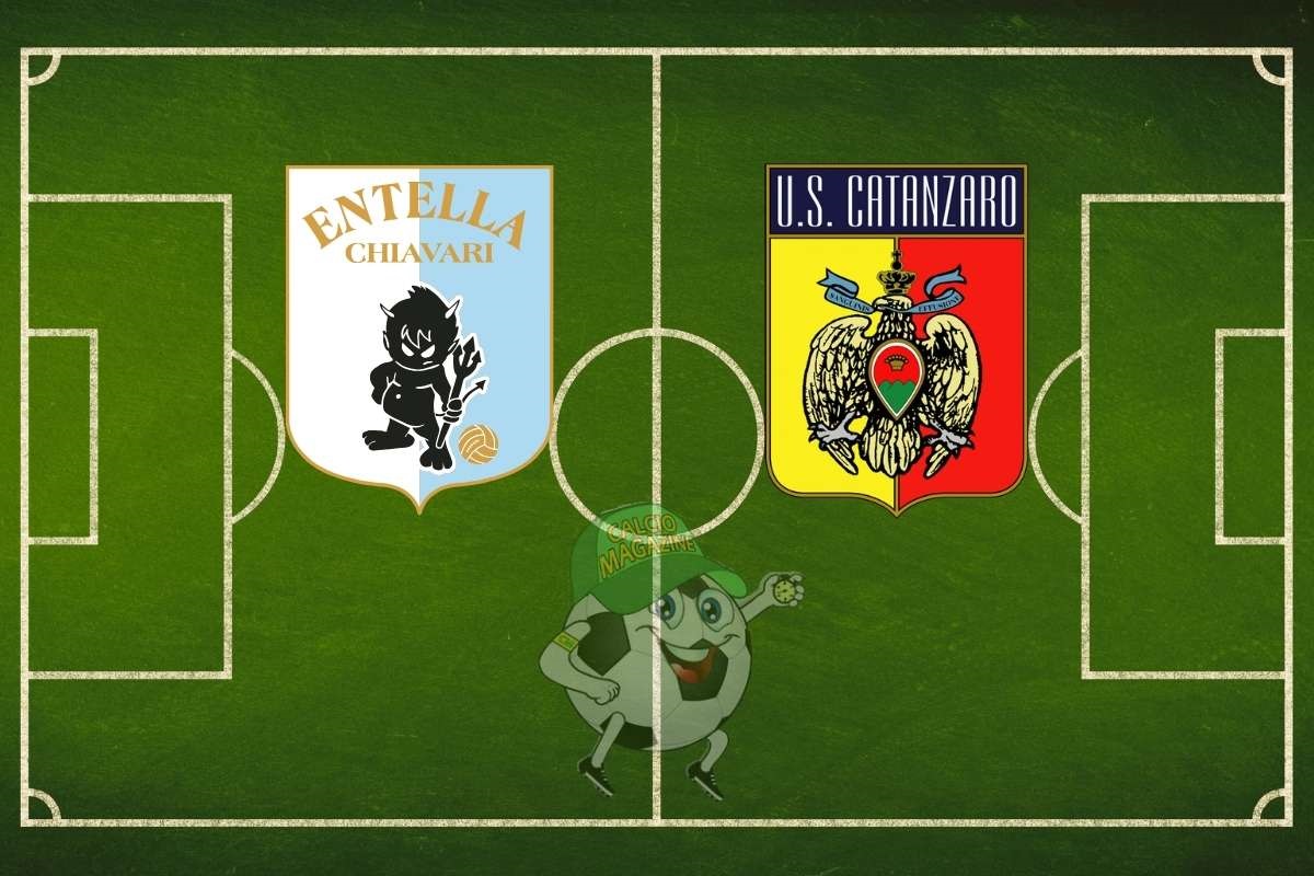 Virtus Entella Catanzaro cronaca diretta live risultato in tempo reale