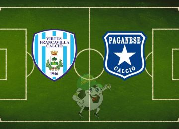Virtus Francavilla Paganese cronaca diretta live risultato in tempo reale