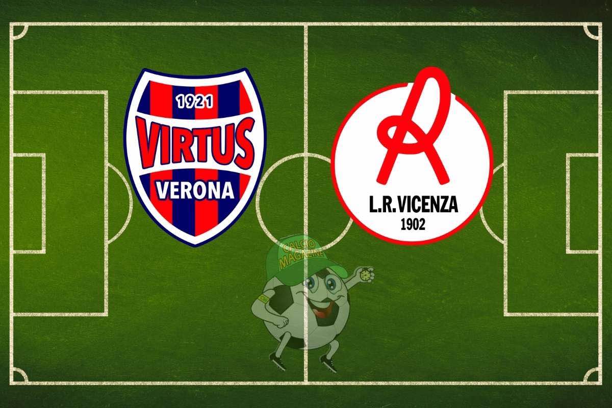 Virtus Verona Vicenza cronaca diretta live risultato in tempo reale
