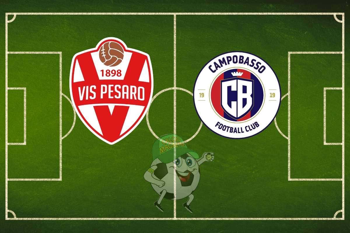Vis Pesaro Campobasso cronaca diretta live risultato in tempo reale