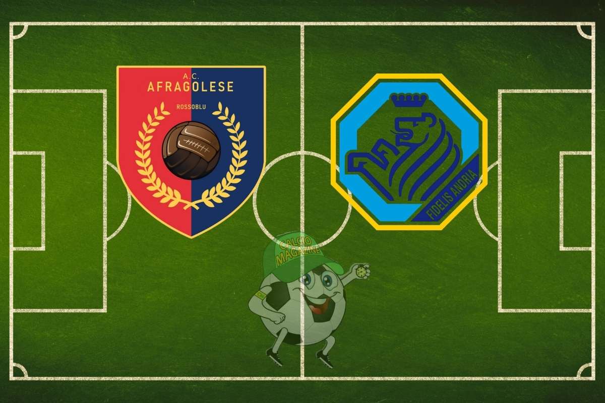 Afragolese Fidelis Andria cronaca diretta live e risultato in tempo reale