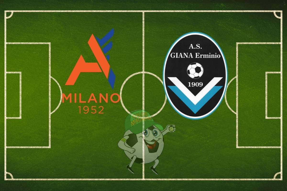 Alcione Milano Giana Erminio cronaca diretta live risultato in tempo reale