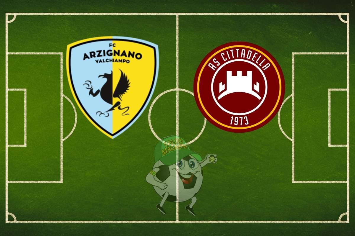 Arzignano Cittadella cronaca diretta live e risultato in tempo reale