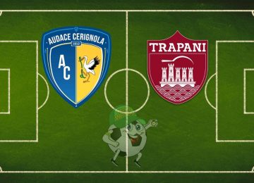 Audace Cerignola Trapani cronaca diretta live risultato in tempo reale