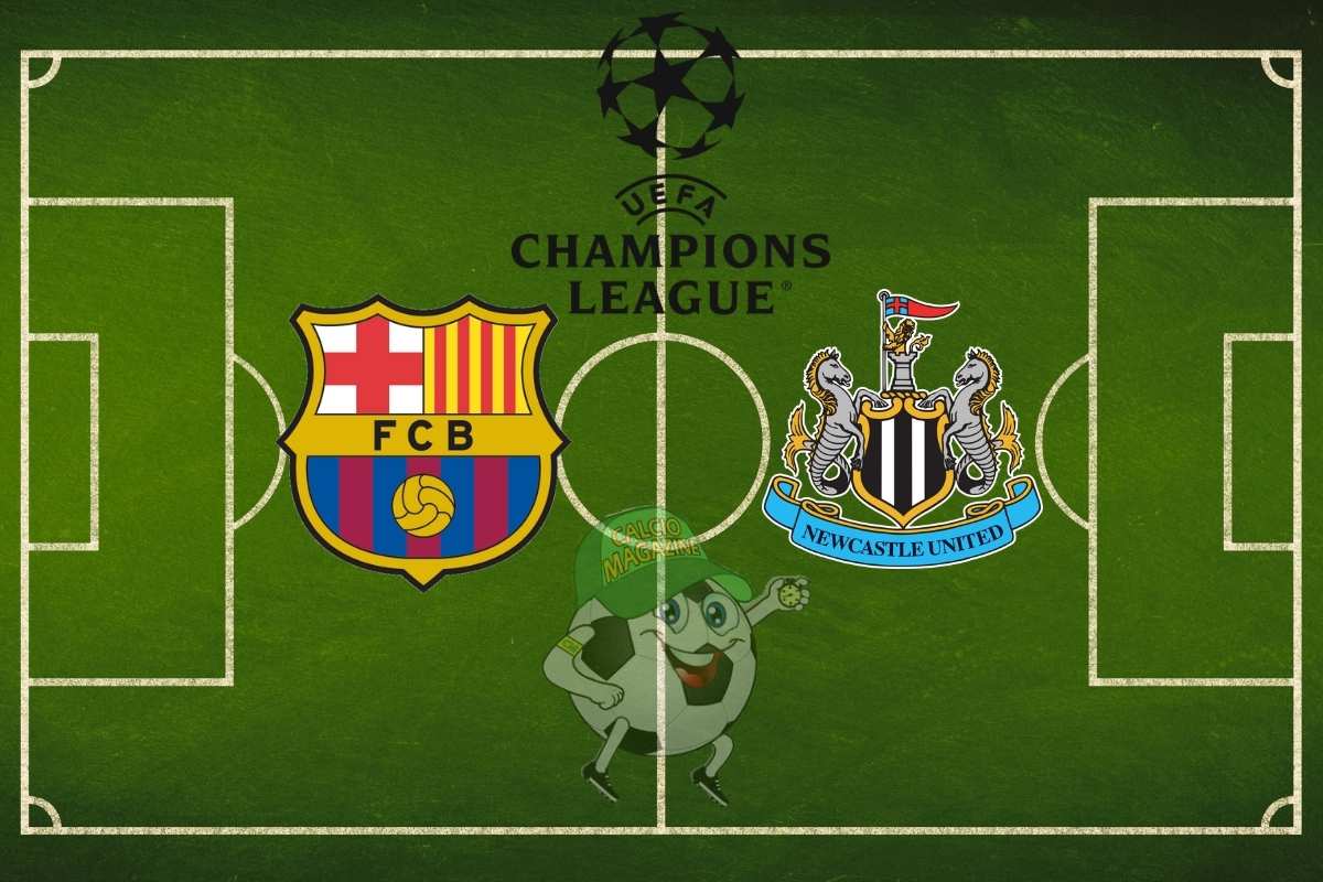 Barcellona Newcastle cronaca diretta live risultato in tempo reale