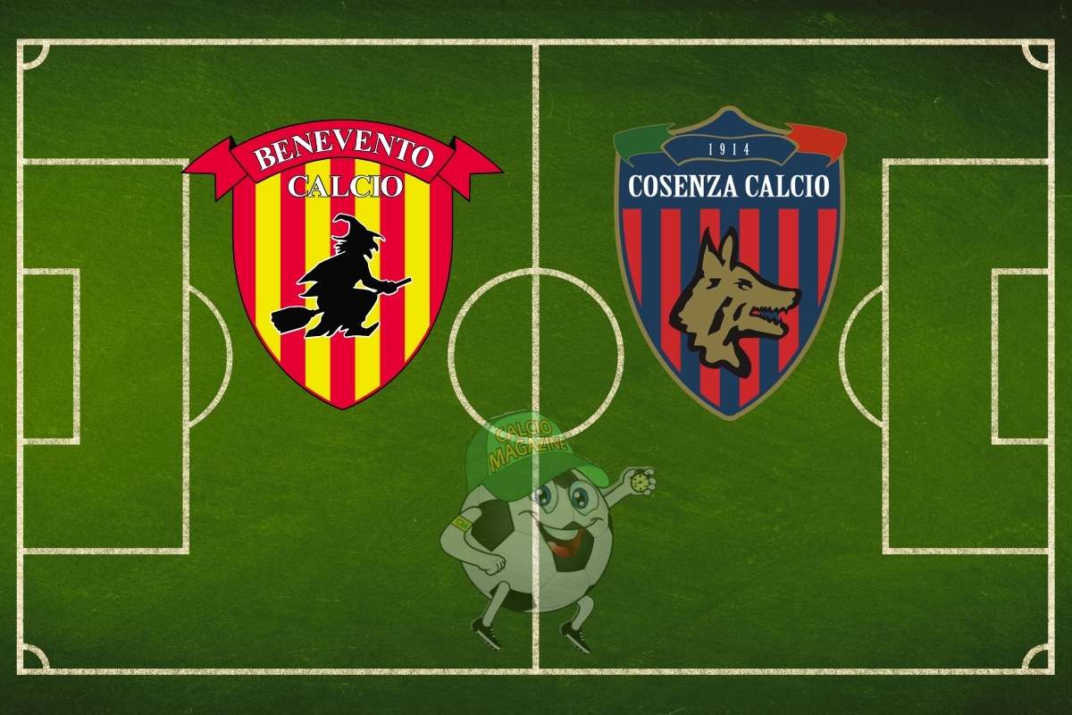 Benevento Cosenza cronaca diretta live e risultato in tempo reale