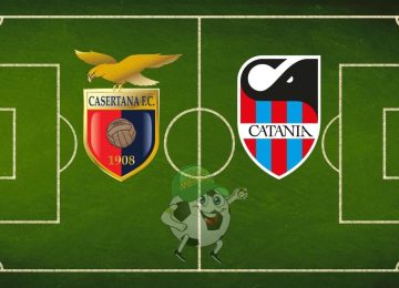 Casertana Catania cronaca diretta live risultato in tempo reale