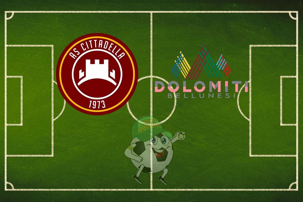 Cittadella Dolomiti Bellunesi cronaca diretta live risultato in tempo reale