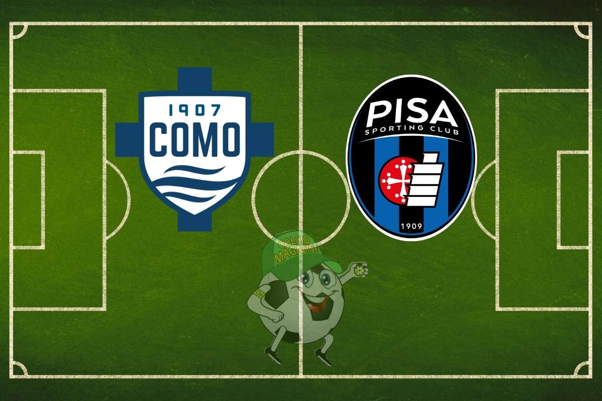 Como Pisa cronaca diretta live e risultato in tempo reale