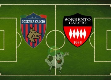 Cosenza Sorrento cronaca diretta live risultato in tempo reale