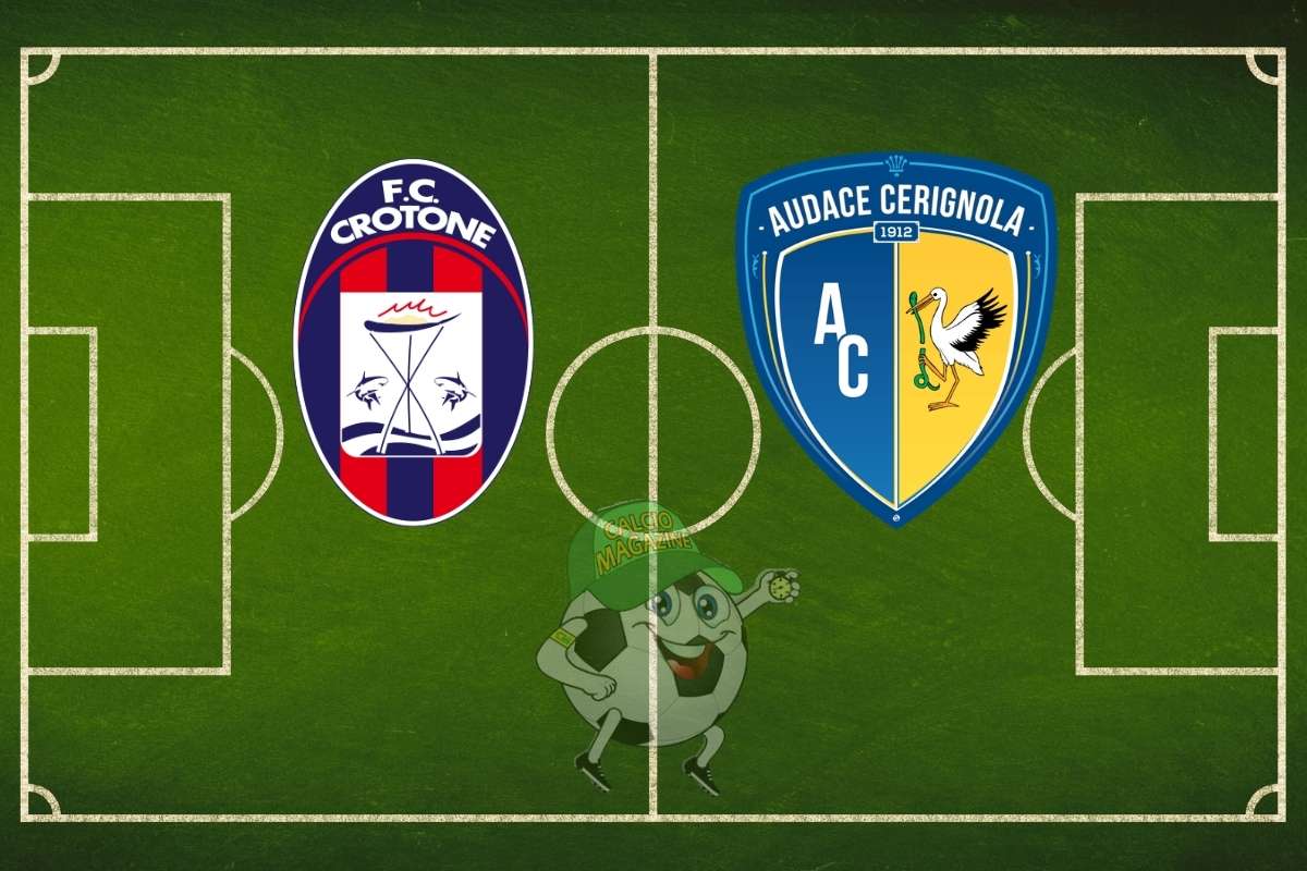 Crotone Audace Cerignola cronaca diretta live e risultato in tempo reale