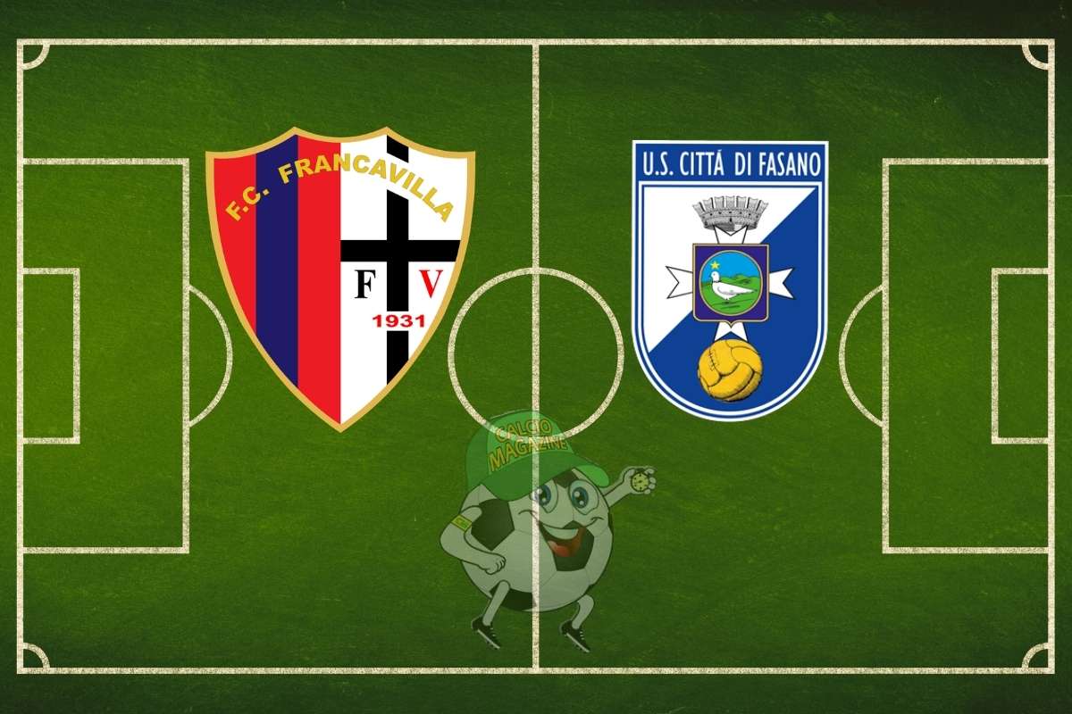 Francavilla Città di Fasano cronaca diretta live risultato in tempo reale