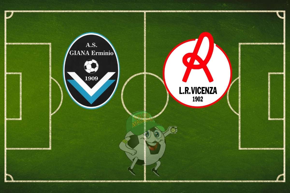 Giana Erminio Vicenza cronaca diretta live risultato in tempo reale