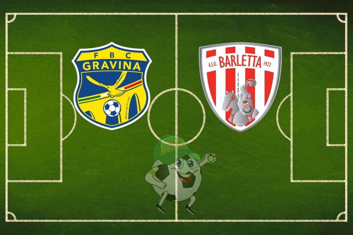 Gravina Barletta cronaca diretta live e risultato in tempo reale