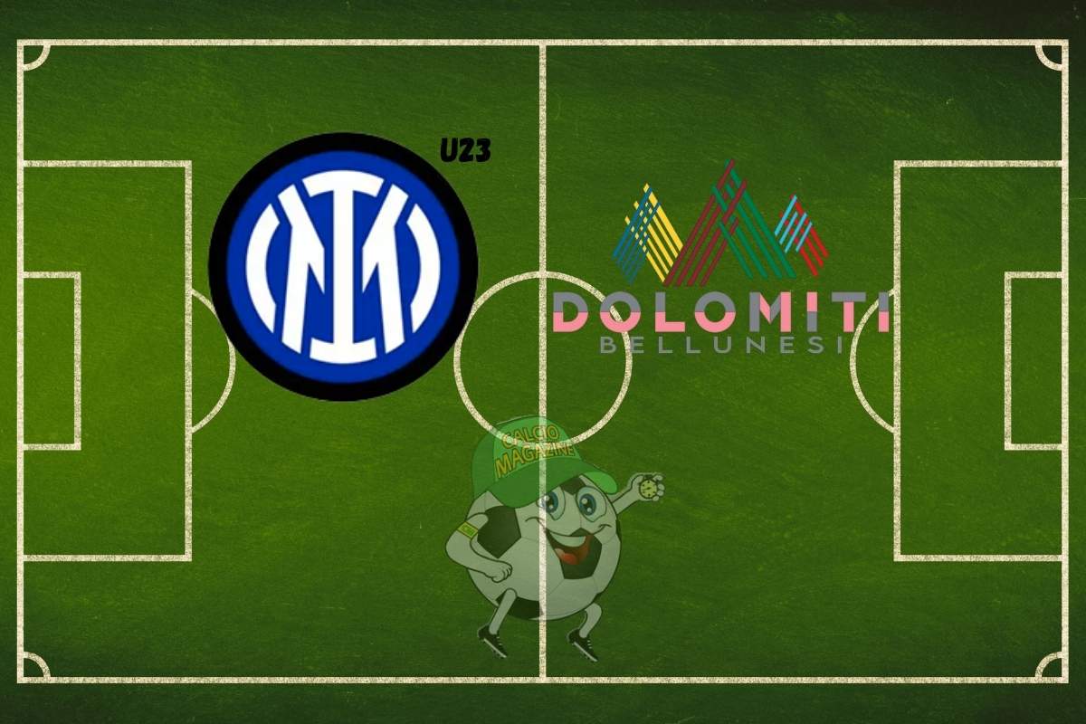 Inter U23 Dolomiti Bellunesi cronaca diretta live e risultato in tempo reale