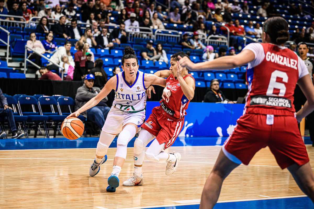 italia porto rico basket f