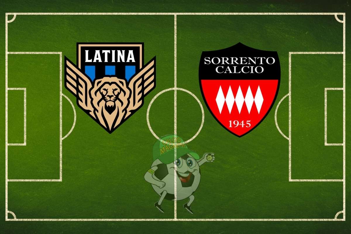 Latina Sorrento cronaca diretta live risultato in tempo reale