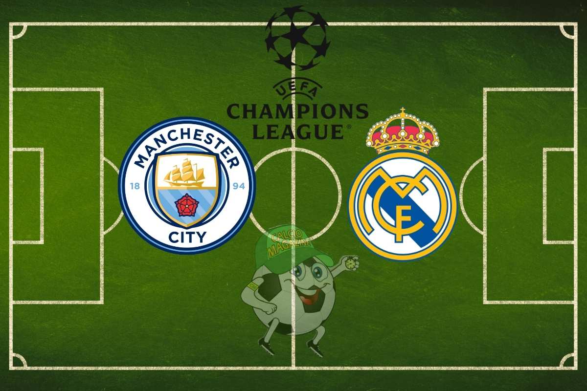 Manchester City Real Madrid cronaca diretta live risultato in tempo reale