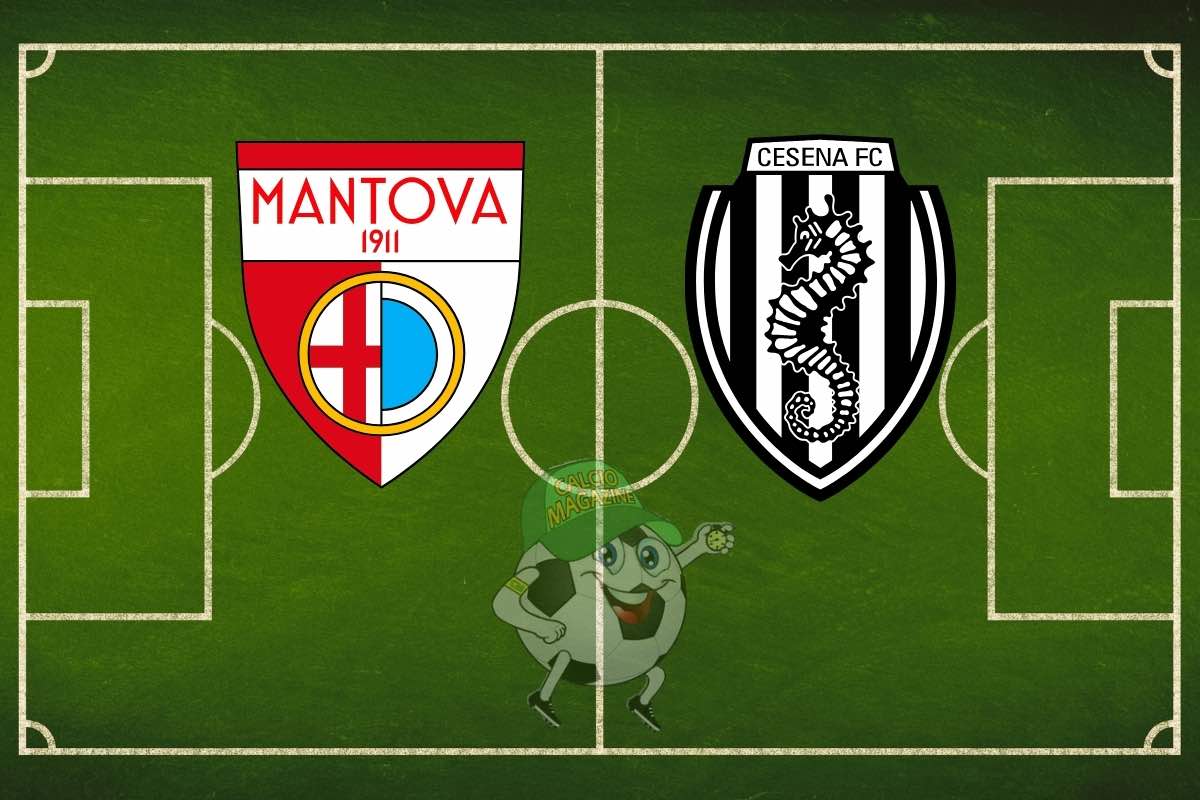 Mantova Cesena cronaca diretta live risultato in tempo reale