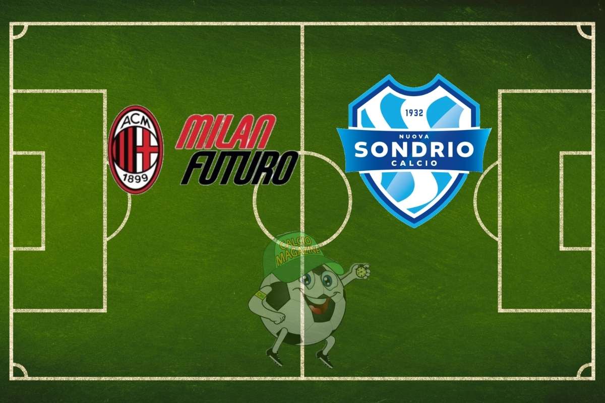 Milan Futuro Sondrio cronaca diretta live e risultato in tempo reale