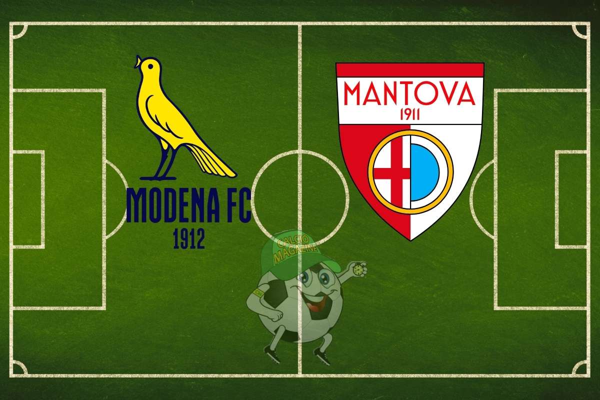 Modena Mantova cronaca diretta live risultato in tempo reale
