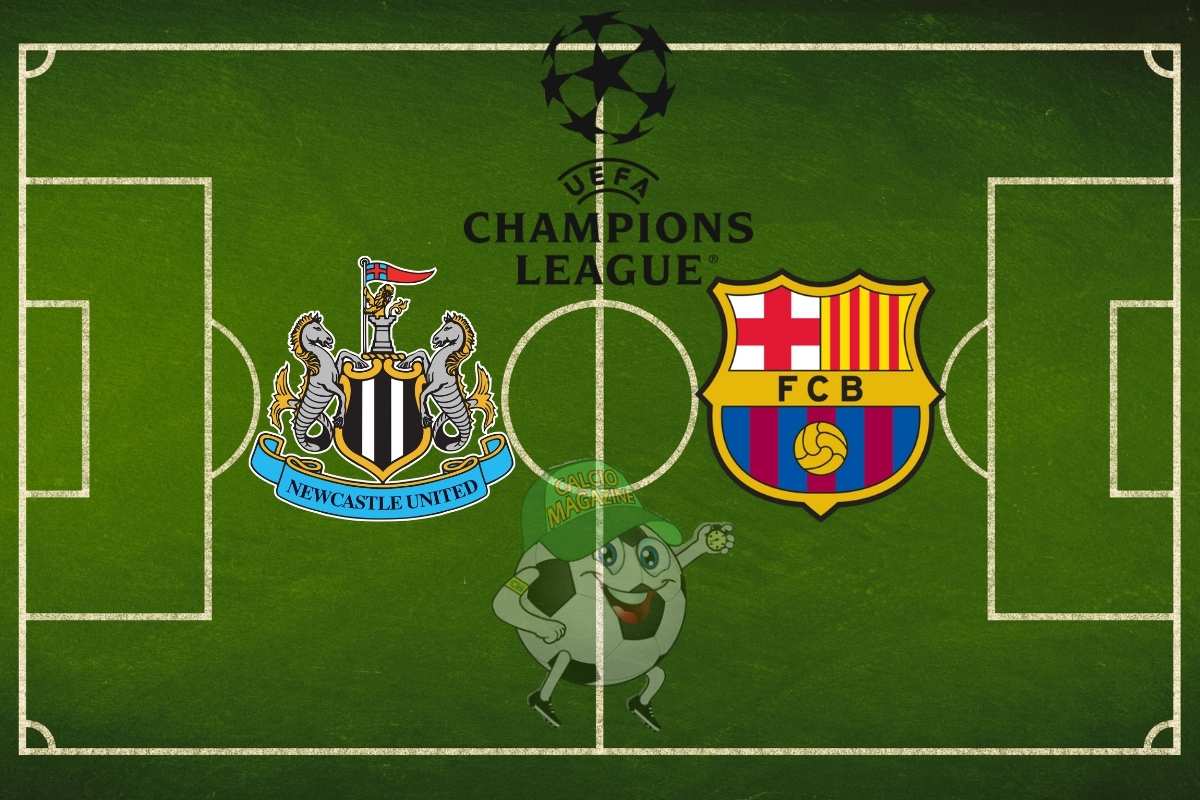 Newcastle Barcellona cronaca diretta live risultato in tempo reale